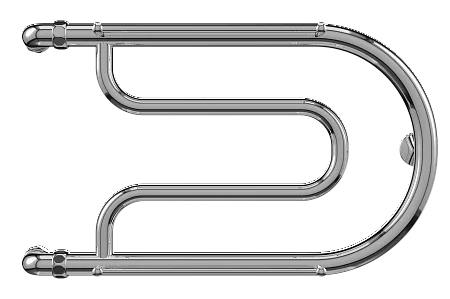 Приобрести terminus полотенцесушитель фокстрот 32х50 см, боковое подключение, водяной, белый