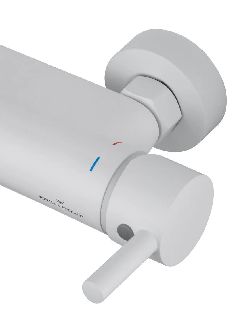 Приобрести смеситель для душа с встроенным изливом wonzon & woghand muse corno, белый матовый (ww-a30902-mw)
