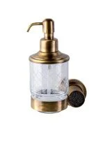 Boheme Дозатор жидкого мыла Royale Cristal, бронза\черный 10932-BR-B