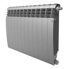 Royal Thermo Радиатор биметаллический BiLiner 500 /Silver Satin ( серебристый ) VR80 - 12 секц.