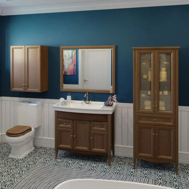 Приобрести caprigo пенал lion 66 см, темное дерево, экошпон