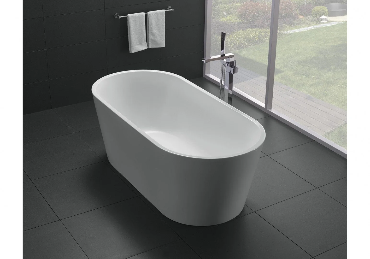 Приобрести ванна акриловая отдельностоящая belbagno 160x75 см, bb71-1600