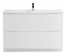Тумба напольная с раковиной BelBagno MARINO-800-2C-PIA-BL-P 80 см, белый