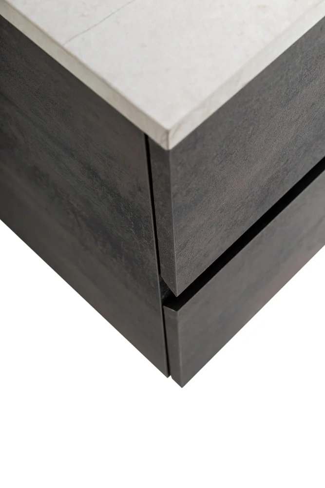 Приобрести cezares тумба со столешницей molveno 46 100 см ossido, темно коричневая molveno 46-100-2c-so-oss