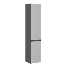 Briz Пенал подвесной Bari 35 см, белый\серый, матовый, левый П6-35