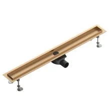 Душевой трап-лоток 90 см WONZON & WOGHAND, Брашированное розовое золото (WW-651900T-BRG)