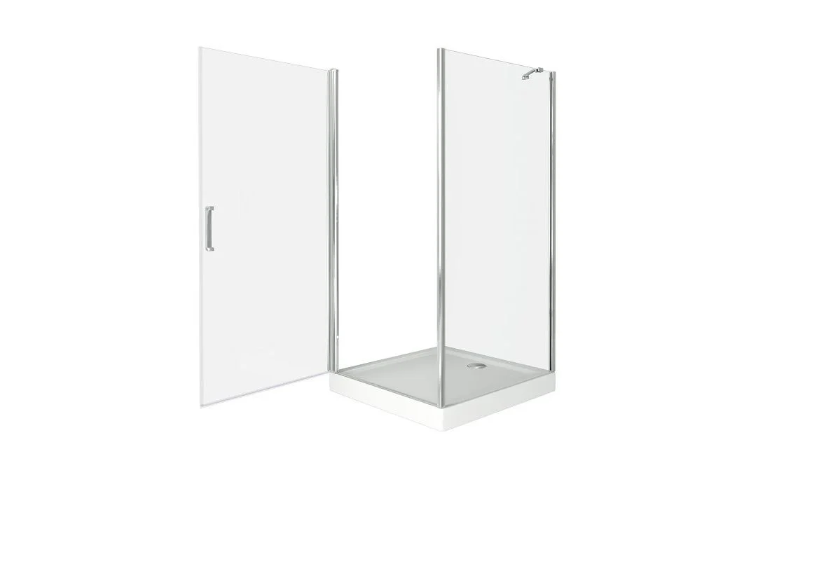 Приобрести ограждение душевое bas pandora cr-90-c-ch 90х90 см