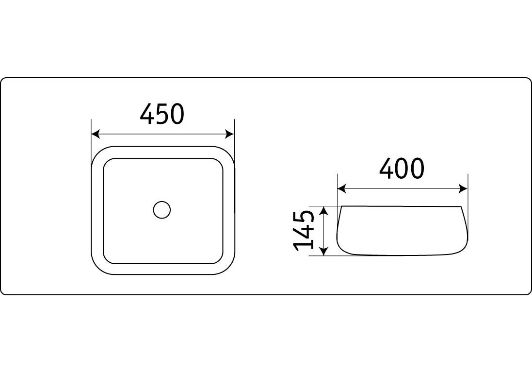Приобрести раковина-чаша ceramalux 45 см 78321, узор