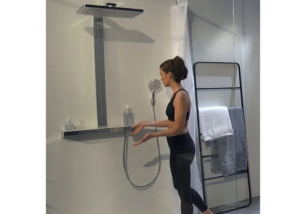 Приобрести душевая система с термостатом hansgrohe rainmaker select 460 3jet showerpipe 27106400