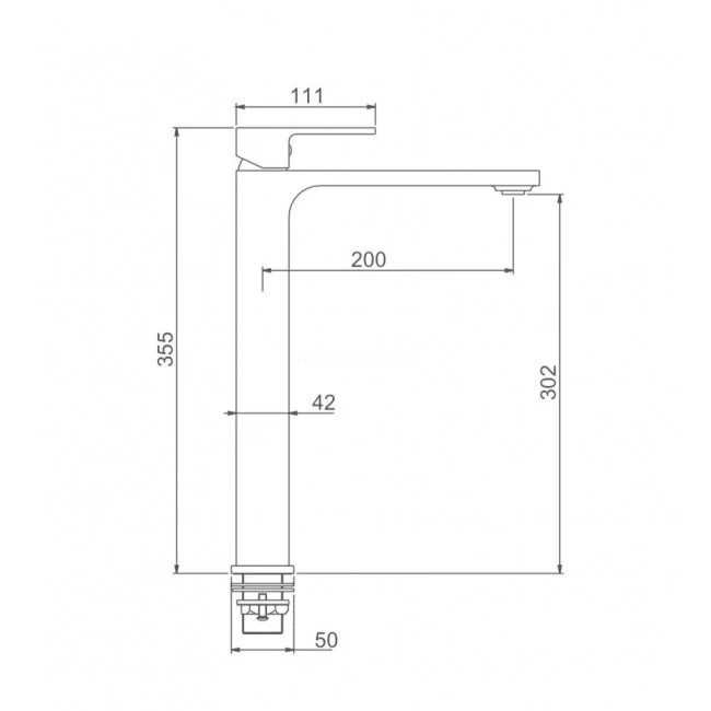 Приобрести gappo смеситель для раковины g1083-82,высокий, белый\хром 30071