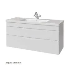 Caprigo Тумба с раковиной LENTO 120 см, белая, эмаль