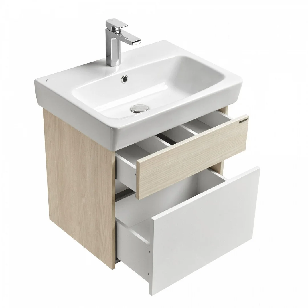 Приобрести тумба подвесная акватон верди 50, белый /ясень