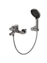 Смеситель для ванны с душем WONZON & WOGHAND SOLO, Темный графит (WW-639032-1-BGM)