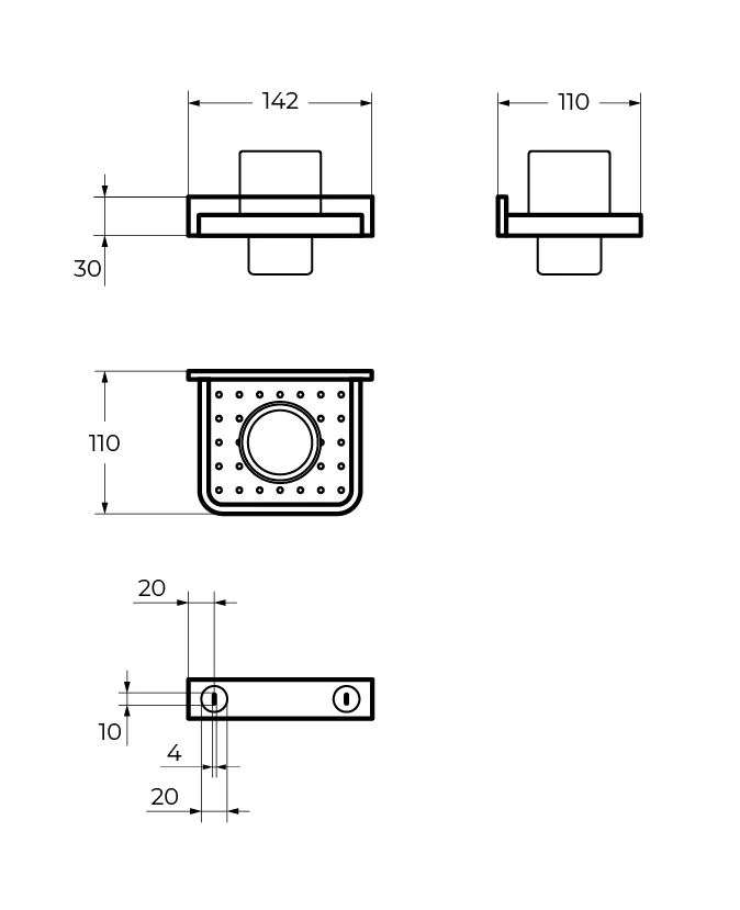 Приобрести cezares стакан для зубных счеток maxima, хром czr-f-8920