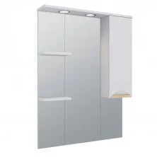 AQUA DE MARCO Зеркало-шкаф ELEGANSE 75 см, правое, белый\золото 1075CGELE/R