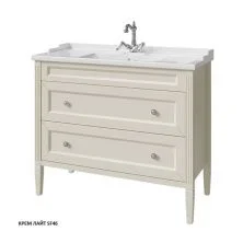 Caprigo Тумба с раковиной ALBION CONCEPT 100 см, белая