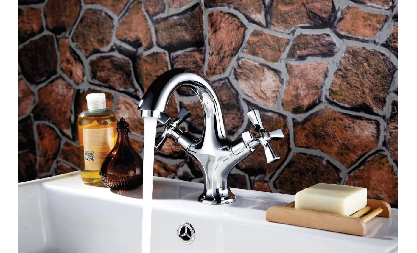 Приобрести lemark смеситель для раковины benefit, двухвентильный, хром lm2506c