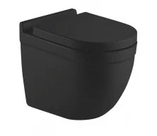 Унитаз подвесной безободковый с сиденьем CeramaLux RIMLESS 2198MB