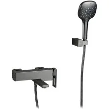 Gappo Смеситель для ванны и душа G3217-9, оружейная сталь 39429