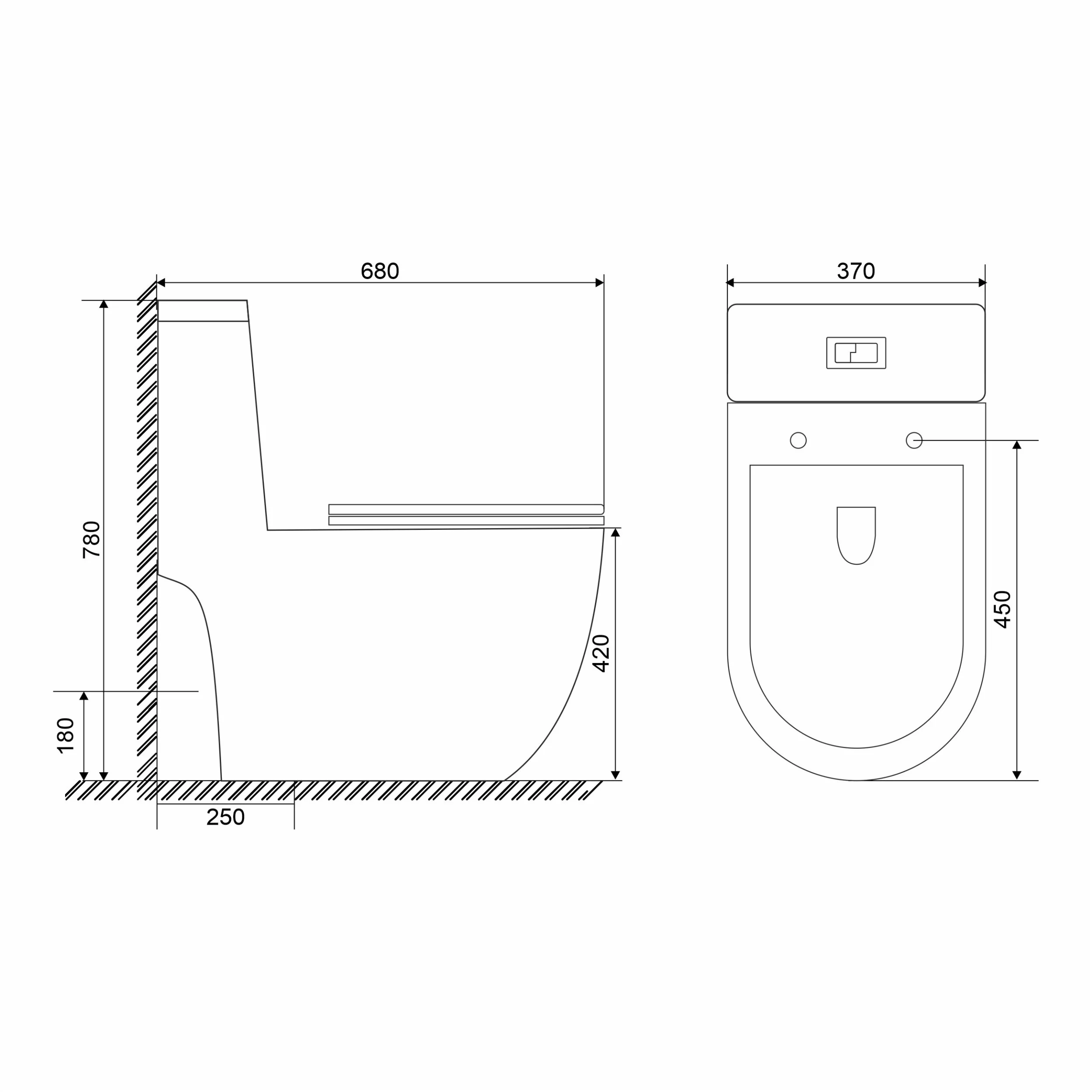 Приобрести sole унитаз моноблок twin, безободковый с сиденьем дюропласт, микролифт ут000082402