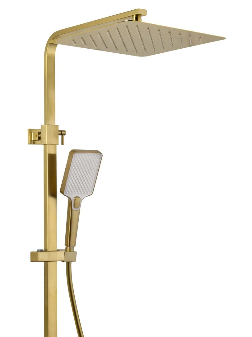 Приобрести душевая система wonzon & woghand diamond, брашированное золото (ww-88739011-bg)