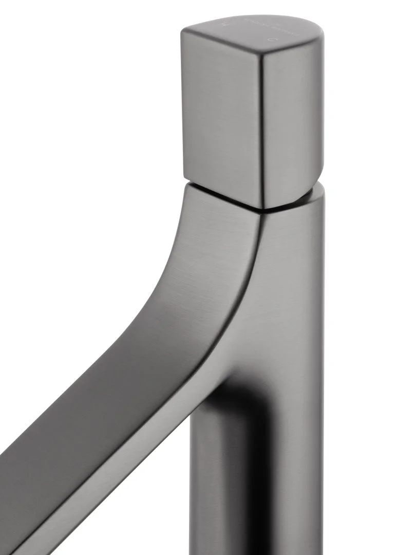 Приобрести смеситель для раковины высокий wonzon & woghand the one, темный графит (ww-h1011-bgg)