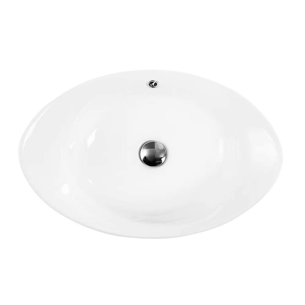 Приобрести belbagno накладная раковина 59х39 см, белая bb1087