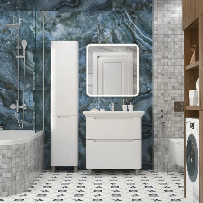 Приобрести briz тумба напольная albi 75 см, белая, т8-75