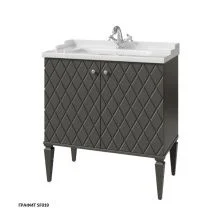 Caprigo Тумба с раковиной ROMA 80 см, графит