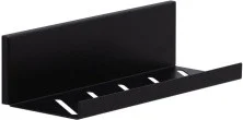 Aquanet Полка Магнум 30x80 см черная матовая, открытая 00302224