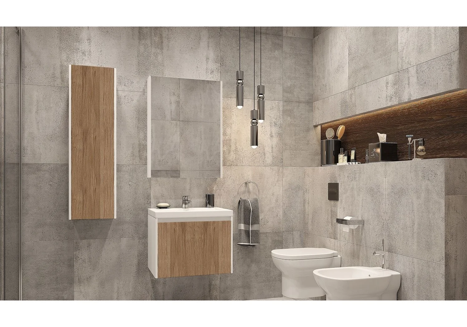 Приобрести тумба подвесная с раковиной velvex klaufs 60 см tpkla.60.1y-617.216, белый/дерево