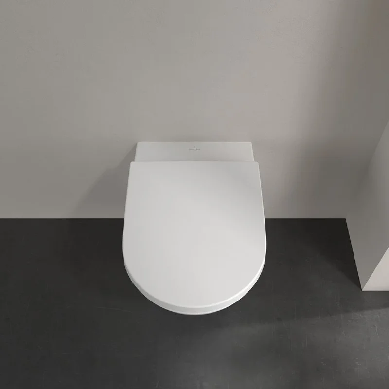 Приобрести унитаз подвесной villeroy boch subway 3.0, безободковый с тонким сиденьем микролифт 4670ts01