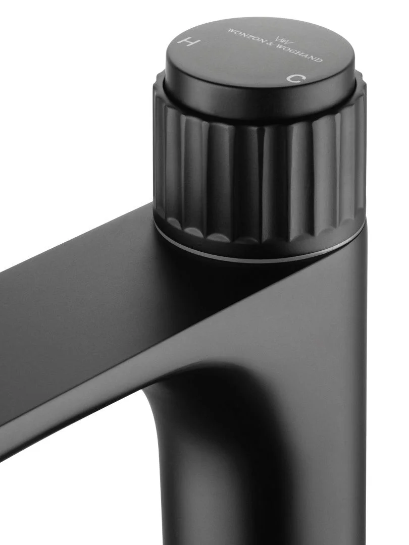 Приобрести смеситель для раковины wonzon & woghand click, черный матовый (ww-a40412-mb)