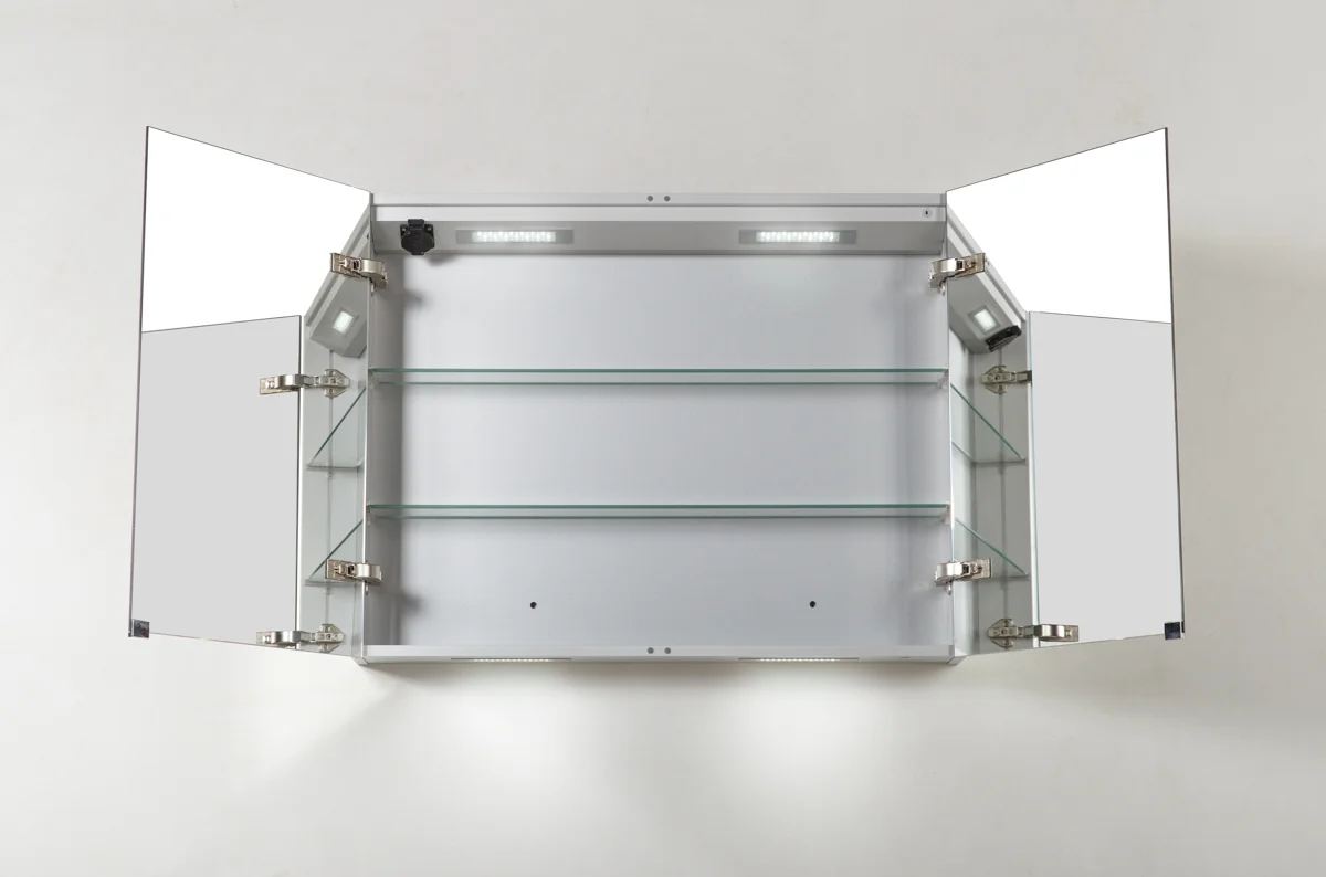 Приобрести belbagno зеркало-шкаф 90х70 см spc-2a-dl-bl-900
