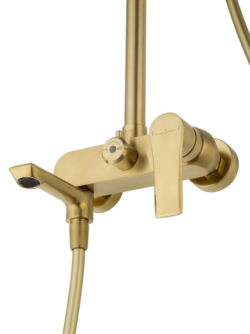 Приобрести душевая система wonzon & woghand brilliant, брашированное золото (ww-88047079-bg)