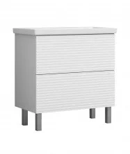 VIGO Тумба с раковиной Otti 80см, 2 ящика, напольная, белая tn.OTT.COM.80.2Y