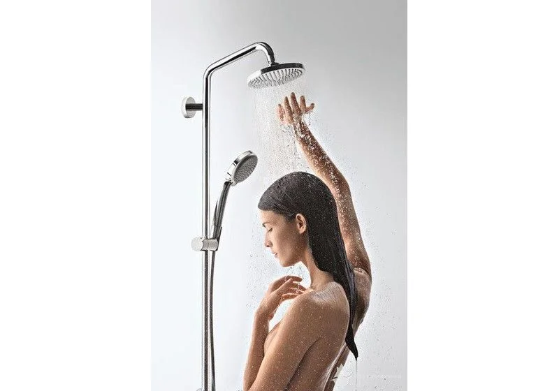 Приобрести 27224000 croma 220 showerpipe reno, поворотный держатель 400 мм, ½’