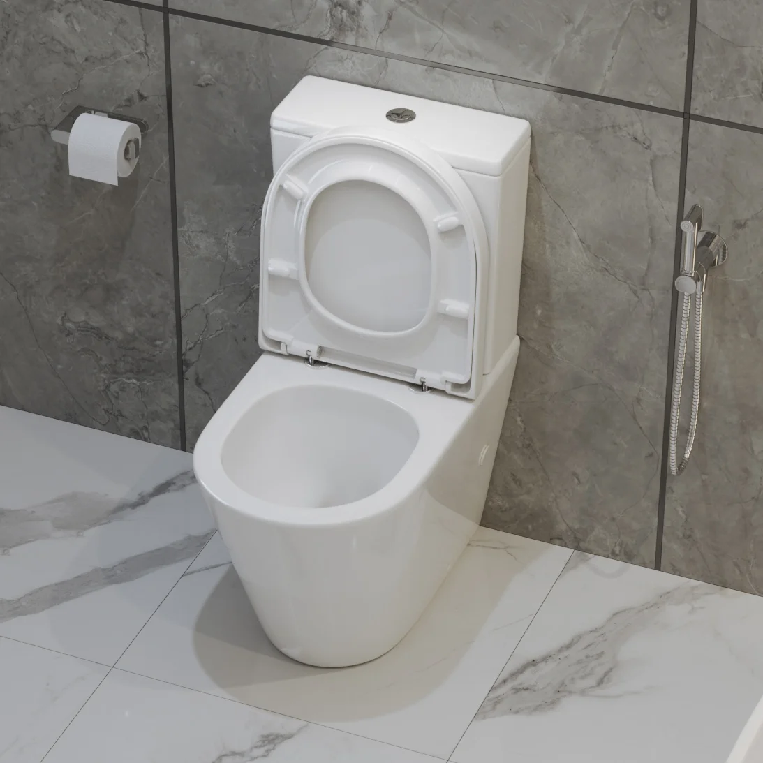 Приобрести belbagno унитаз компакт flay-tor безободковый со смывом tornado с сиденьем дюропласт, микролифт, белый bb2149cp-tor/bb2149t/bb865sc