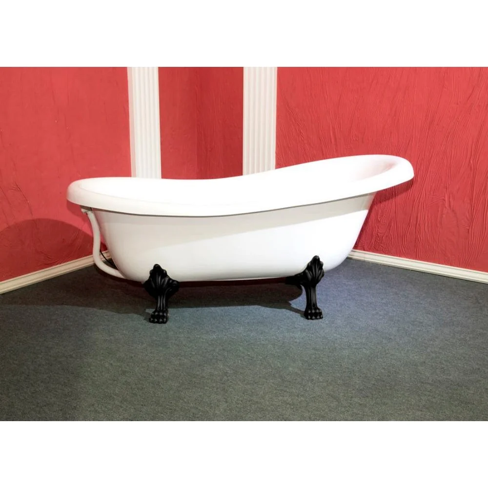 Приобрести aqua de marco отдельностоящая ванна edelweis 170x78см, черные ножки, 1170wblede