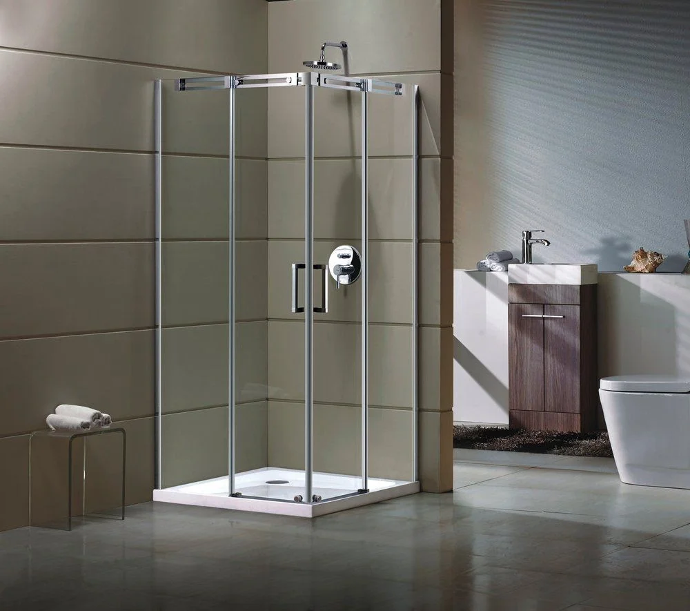 Приобрести grossman душевое ограждение galaxy 90х90 см, квадратное, хром\ прозрачное gr-3090