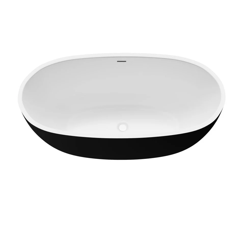 Приобрести grossman отдельностоящая ванна classic 150x78 см, черная матовая gr-2403mb