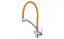 LEMARK Смеситель для кухни Comfort с подключением к фильтру, оранжевый LM3070C-Orange