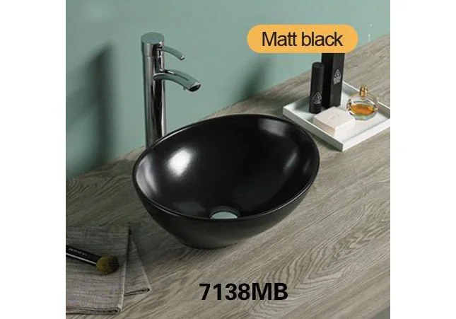 Приобрести раковина-чаша ceramalux 40 см 7138 mb, чёрный