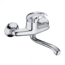 HAIBA Смеситель для кухни 176мм, со стены, хром HB-4603