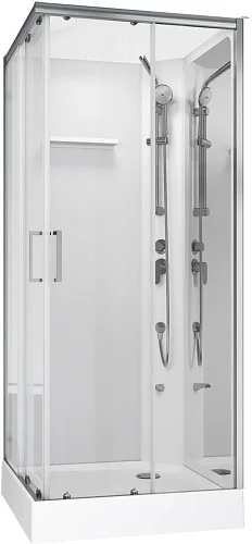 Приобрести aquanet душевая кабина passion s 2.0 90x90 см, прозрачное стекло