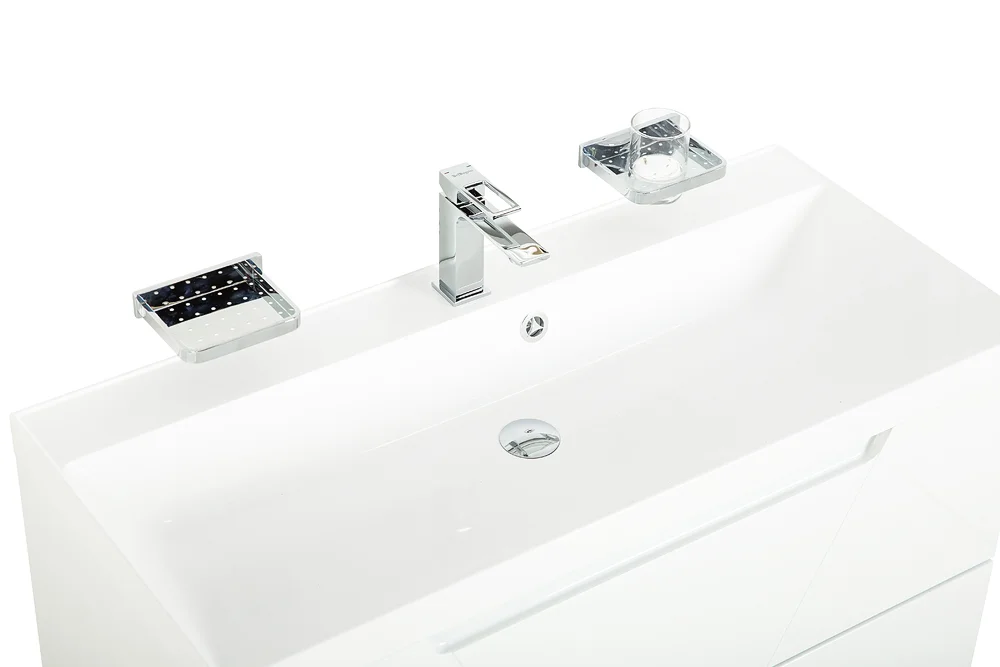 Приобрести belbagno тумба с раковиной vittoria 80 см, подвесная bianco lucido-p, белая раковина