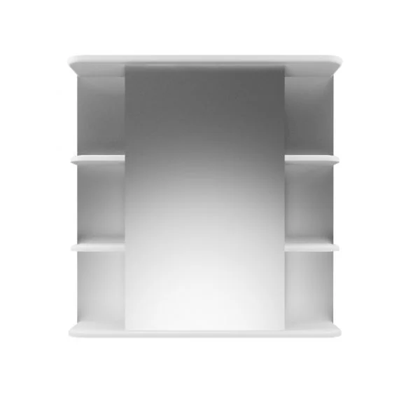 Приобрести mirsant зеркало шкаф глория 70/2 см, белый, правый ут000017584