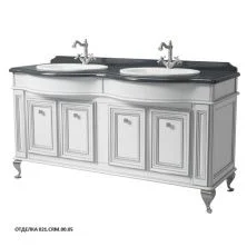 Caprigo Тумба с раковиной FRESCO 160 см, белая, эмаль