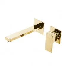 CEZARES Смеситель для раковины UNIKA, скрытый монтаж, золотой UNIKA-BLI2-03/24