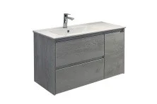 Сomforty Тумба с раковиной "Бремен-90", дуб белый